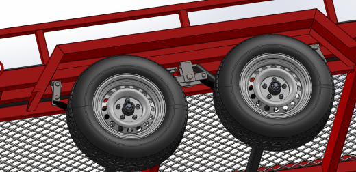 牵引拖车3D数模图纸 Solidworks设计 附IGS缩略图